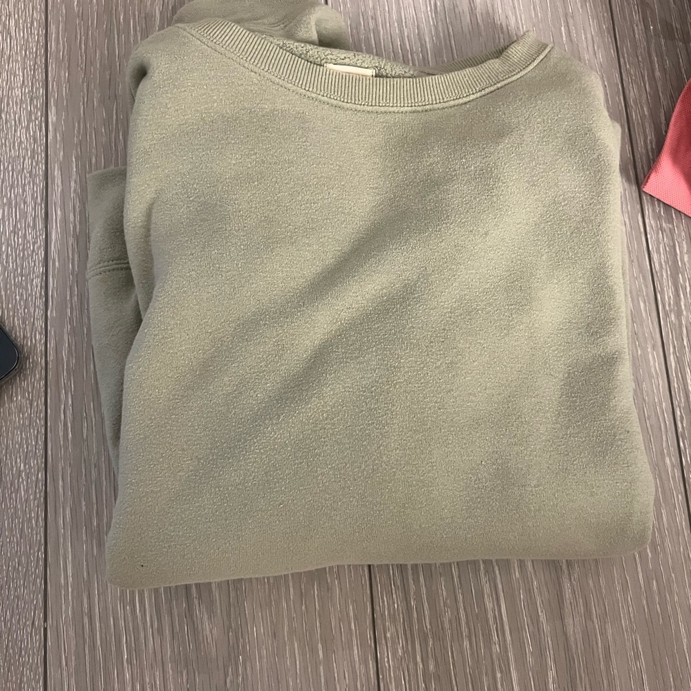 Ardene Sage Green Crewneck Top